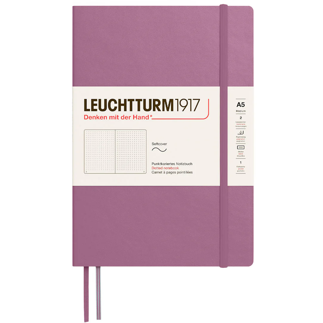 LEUCHTTURM1917 Softcover Notebook Medium A5 Dusty Rose - Image 2