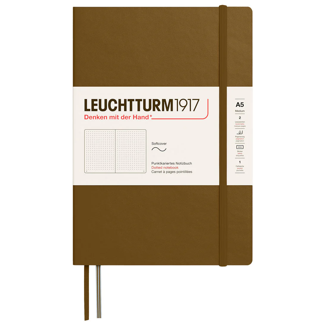 LEUCHTTURM1917 Softcover Notebook Medium A5 Spice Brown - Image 2