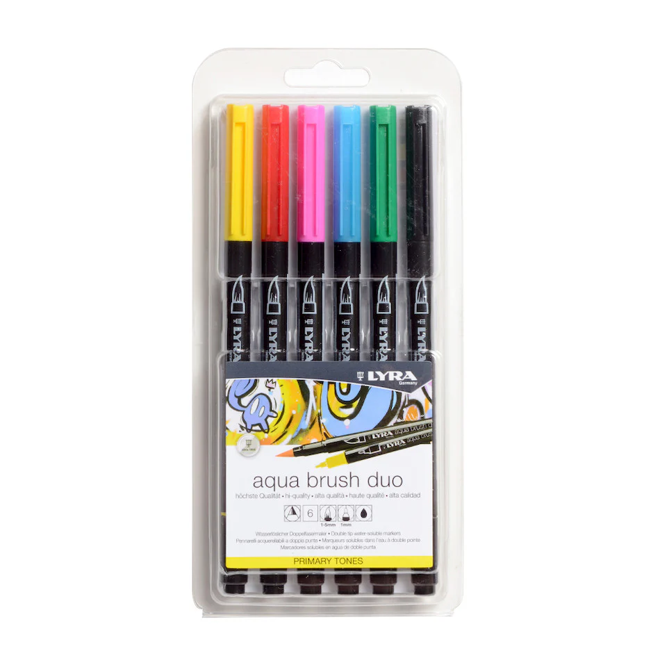LYRA Aqua Brush Duo Pen Set of 6 - Image 3
