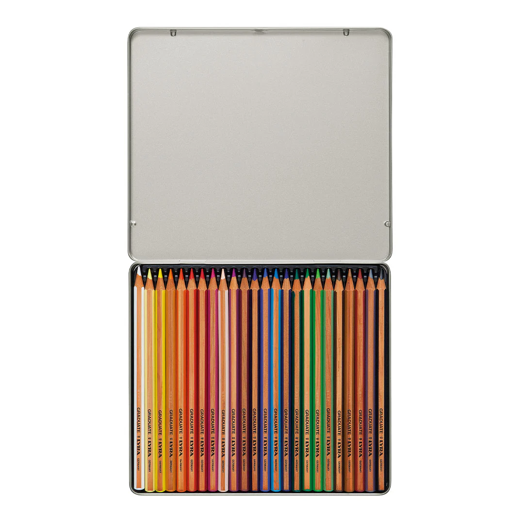 LYRA Graduate Coloured Pencil 24 Tin - Image 2