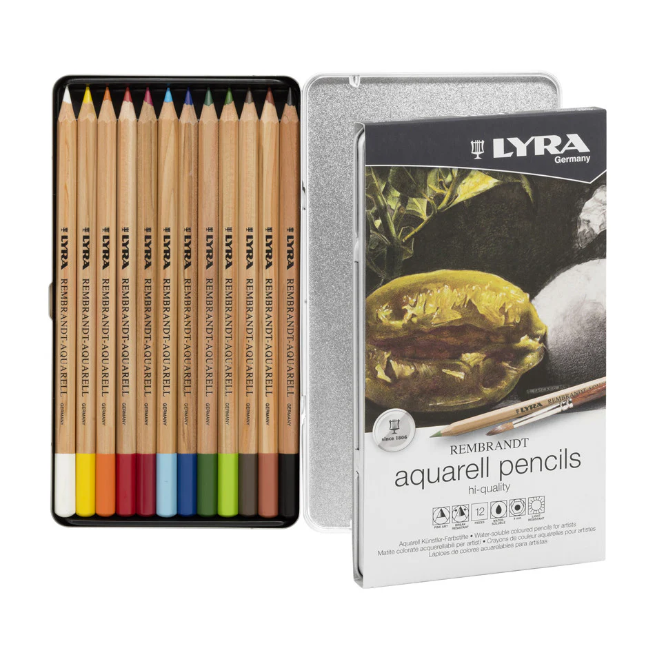 LYRA Rembrandt Aquarell Pencil Set of 12 - Image 3