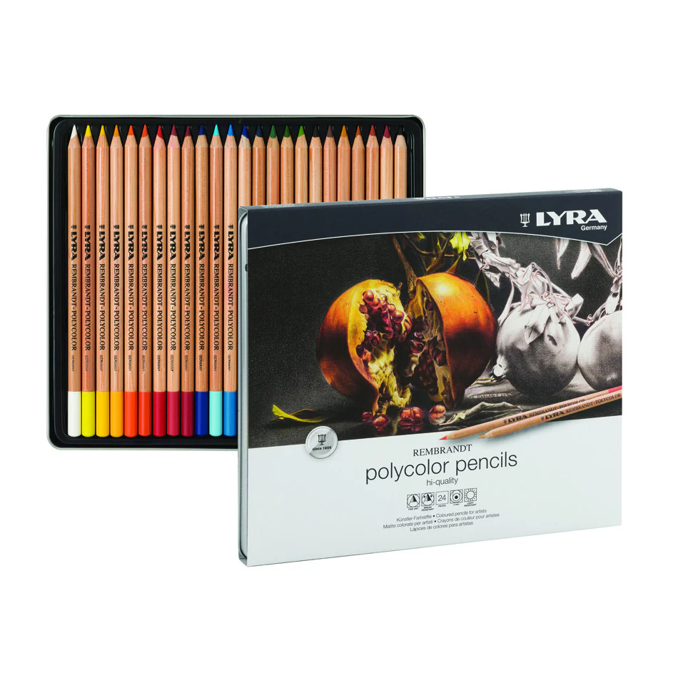 LYRA Rembrandt Polycolour Pencil Set of 24 - Image 3