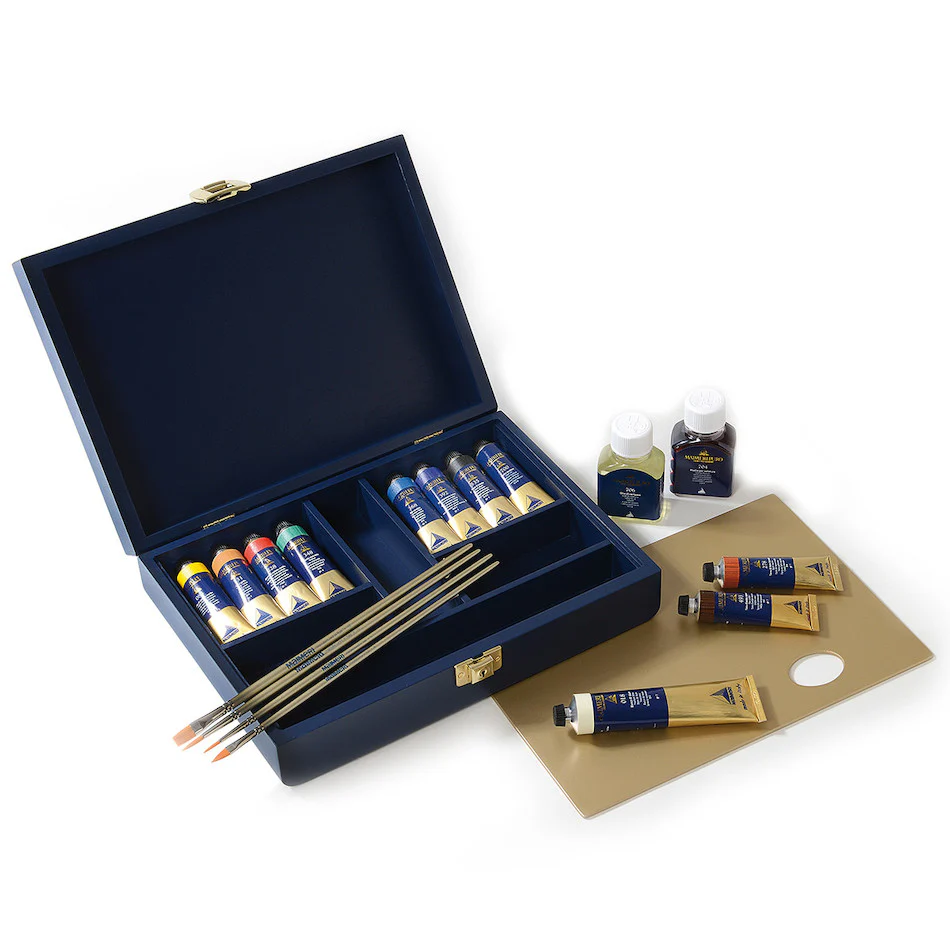 Maimeri Puro 40ml Oil Paint Set of 10 + Accessories