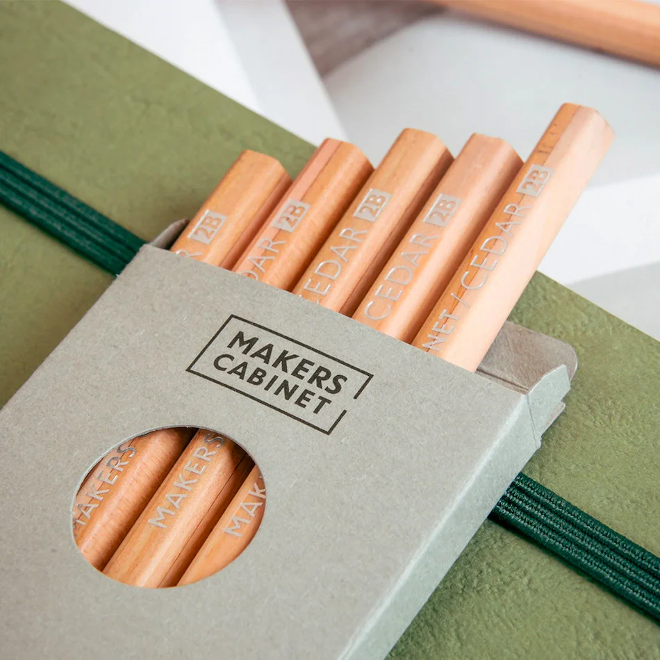 Makers Cabinet Ferrule Pencil Holder Refill Set of 6 - Image 2