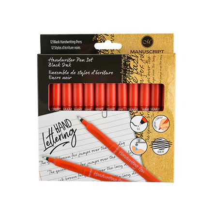 Manuscript Handwriting Pen Set of 12