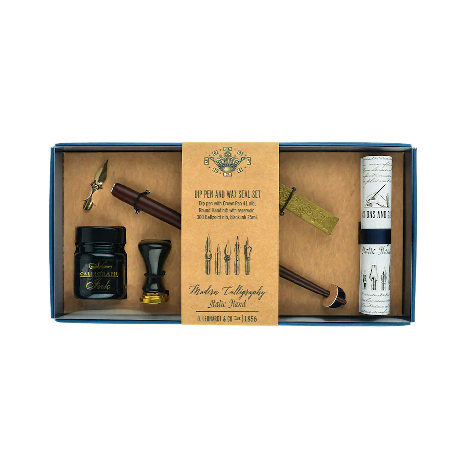 Manuscript Pen and Mini Seal Set