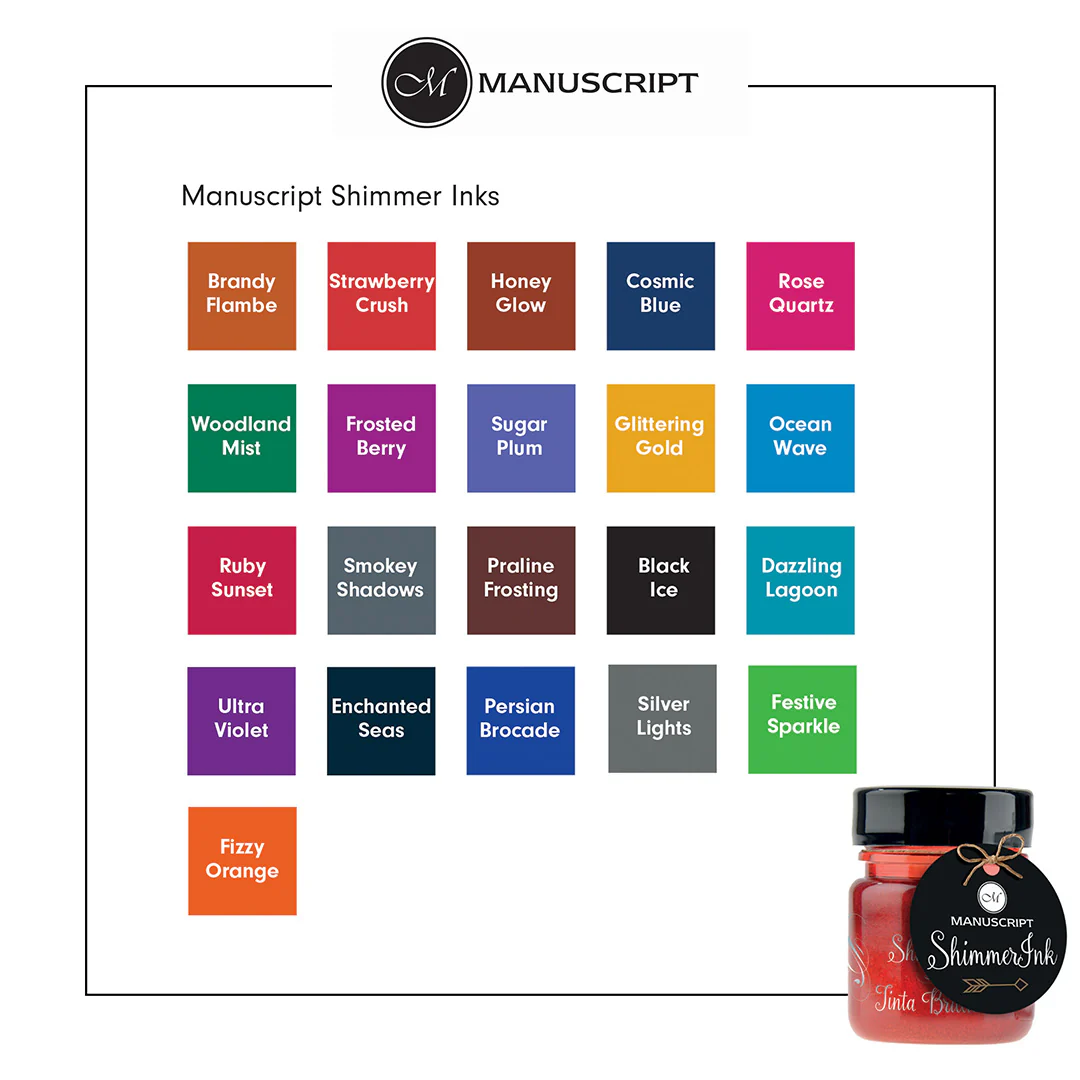 Manuscript Shimmer Ink 25ml - Image 2