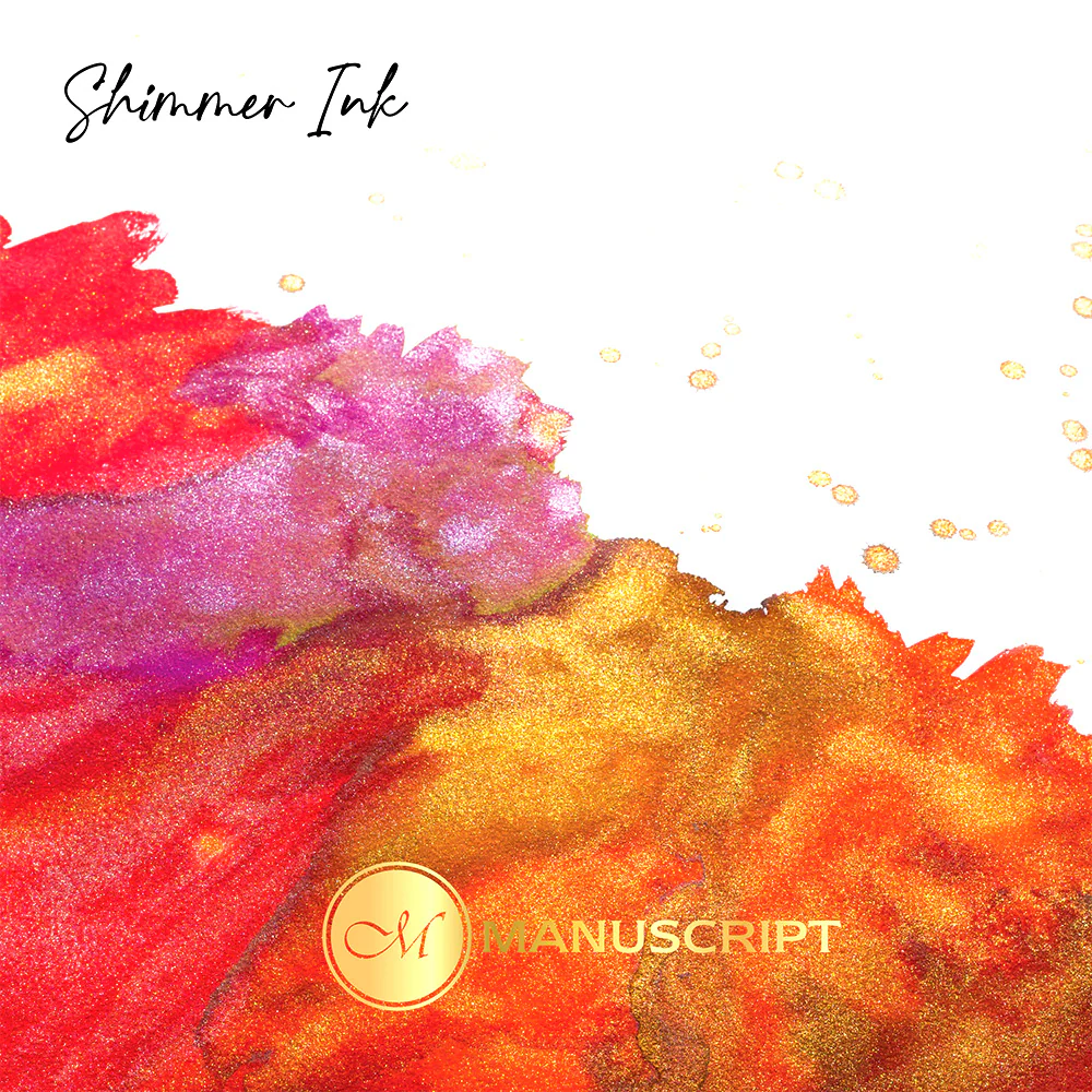 Manuscript Shimmer Ink Set of 6 Sunset - Image 3