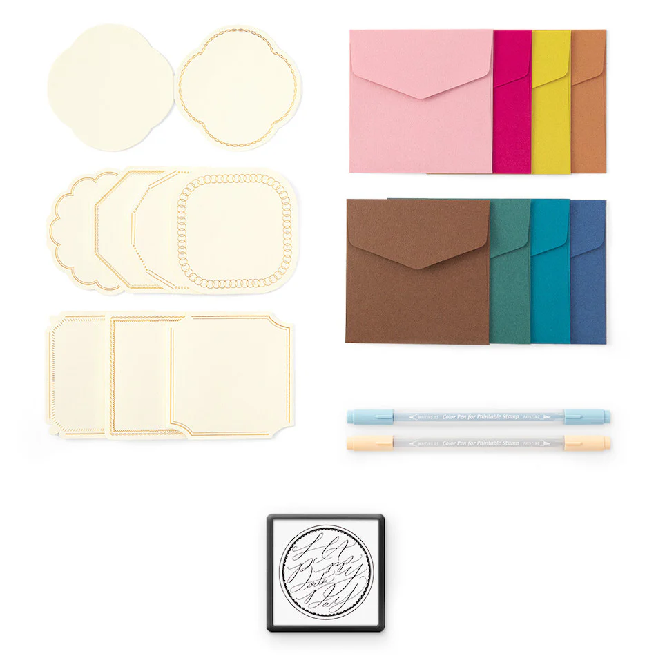 Midori Paintable Stamp Kit Limited Edition Birthday circle - Image 2