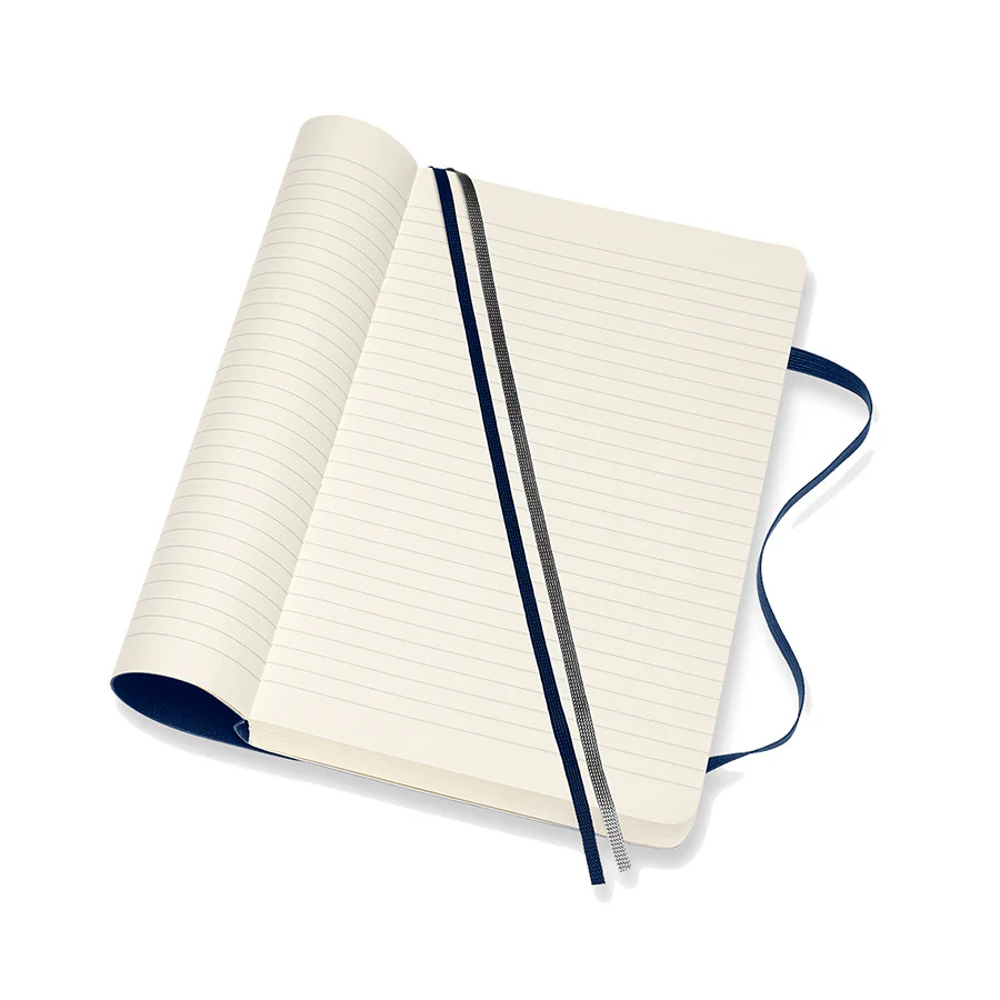 Moleskine Classic Collection Expanded Softcover Large Notebook Sapphire Blue - Image 2