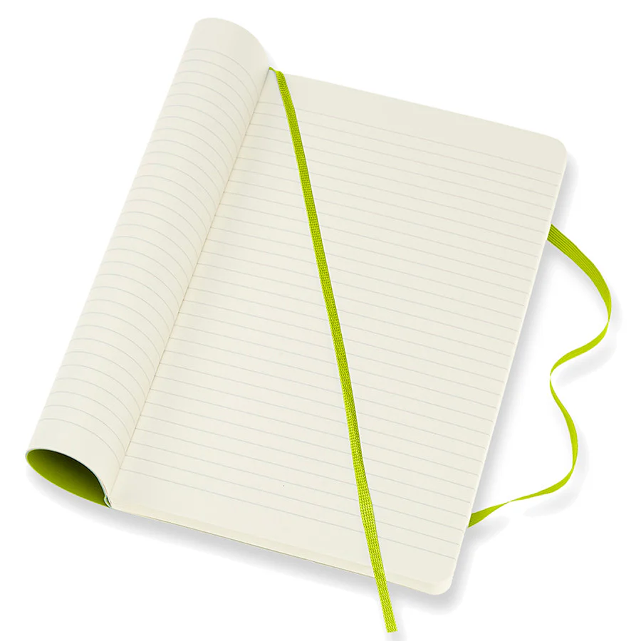 Moleskine Classic Collection Softcover Large Notebook Lemon Green