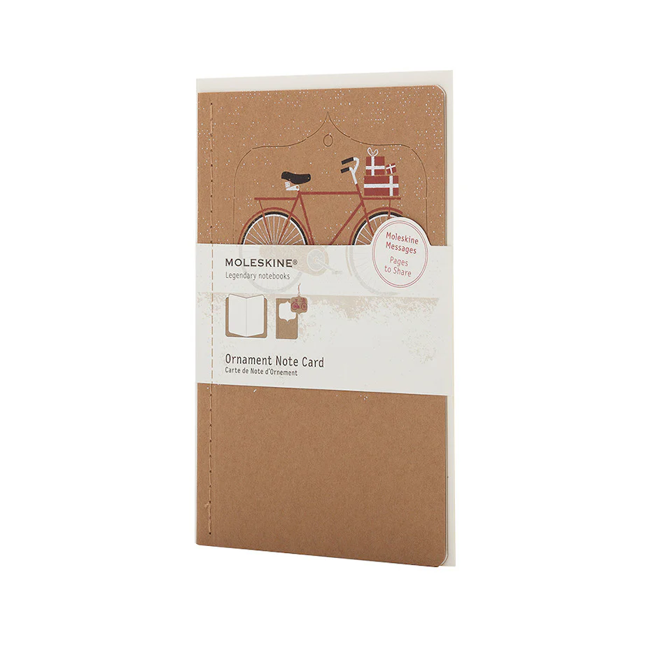 Moleskine Large Ornament Card Bike