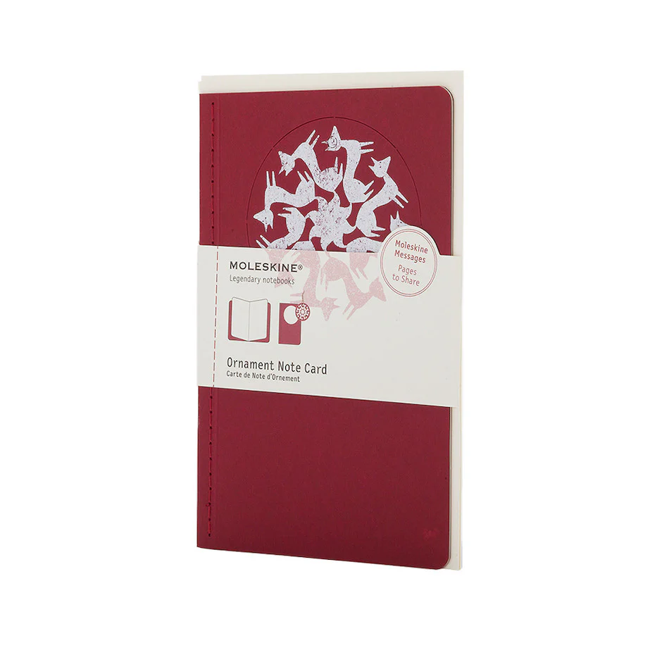 Moleskine Large Ornament Card Fox