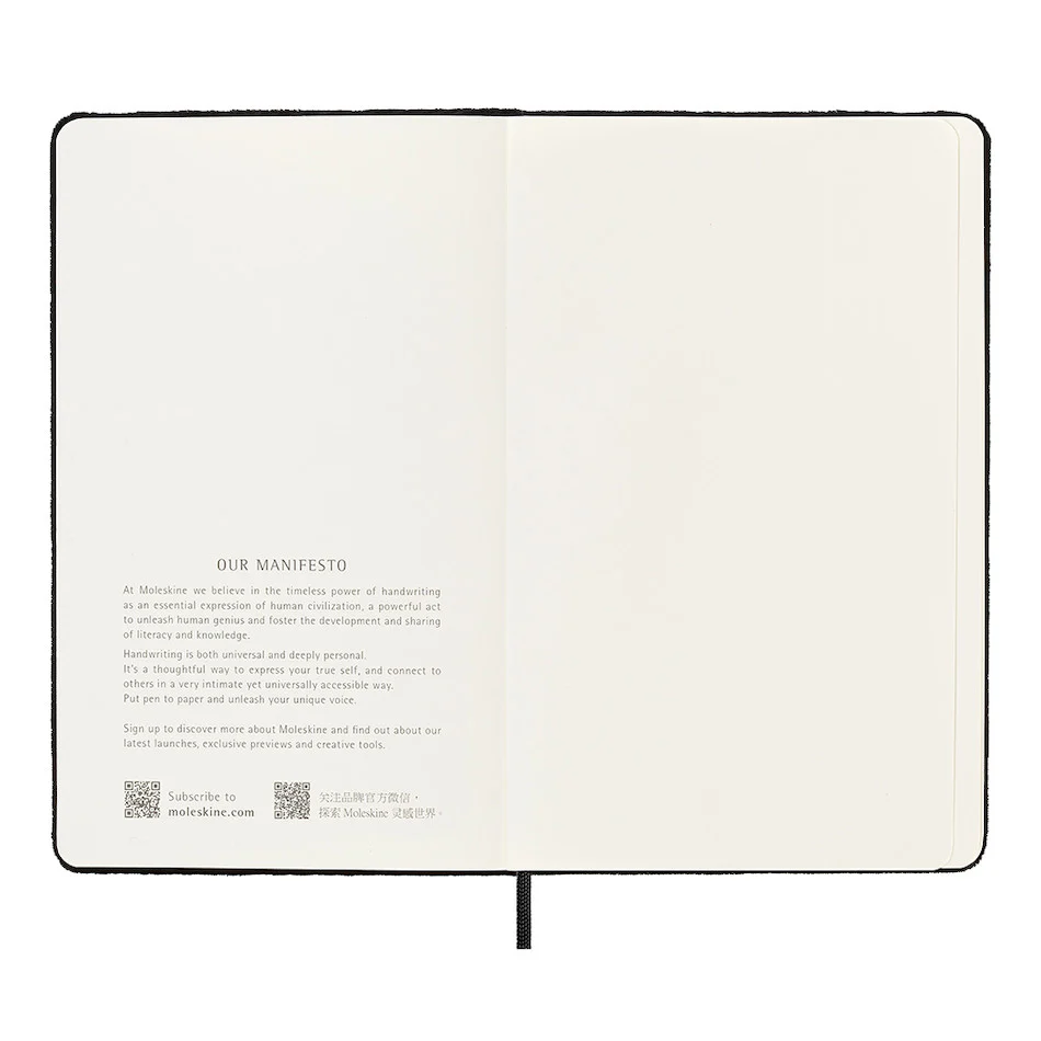 Moleskine Limited Collection Large Notebook Velvet Black Ruled - Image 4