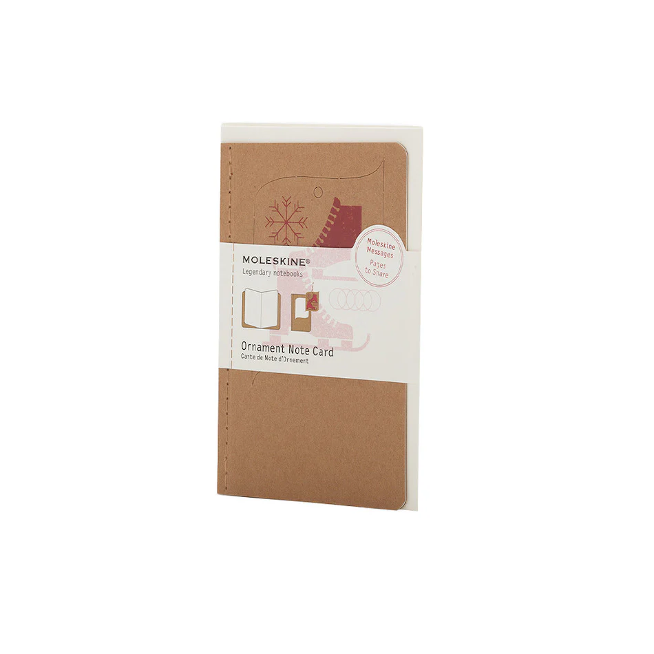 Moleskine Pocket Ornament Card Ice Skate