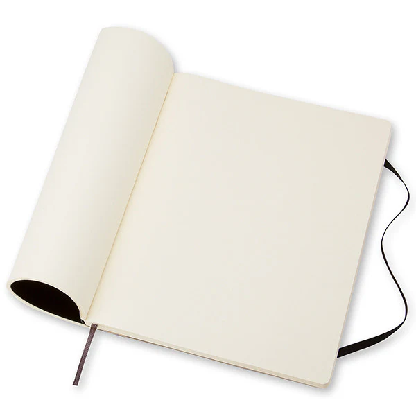 Moleskine Soft Cover Extra Large Notebook 190x250 Black - Image 4