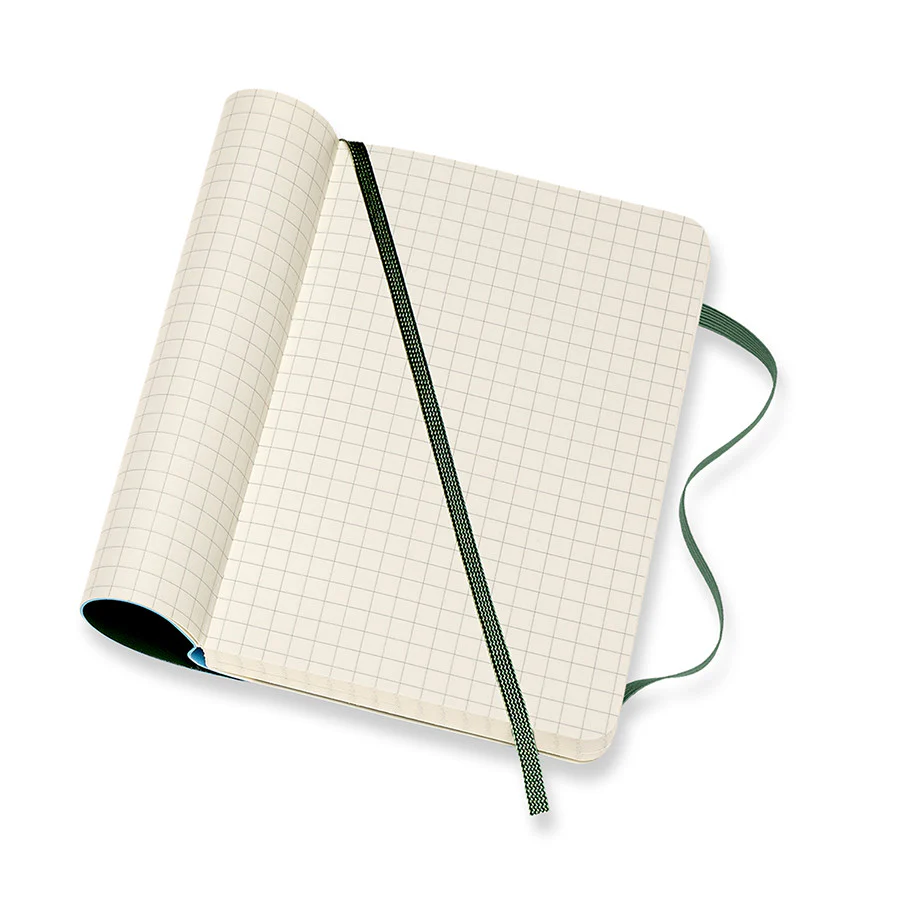 Moleskine Soft Cover Pocket Notebook 90x140 Myrtle Green - Image 4