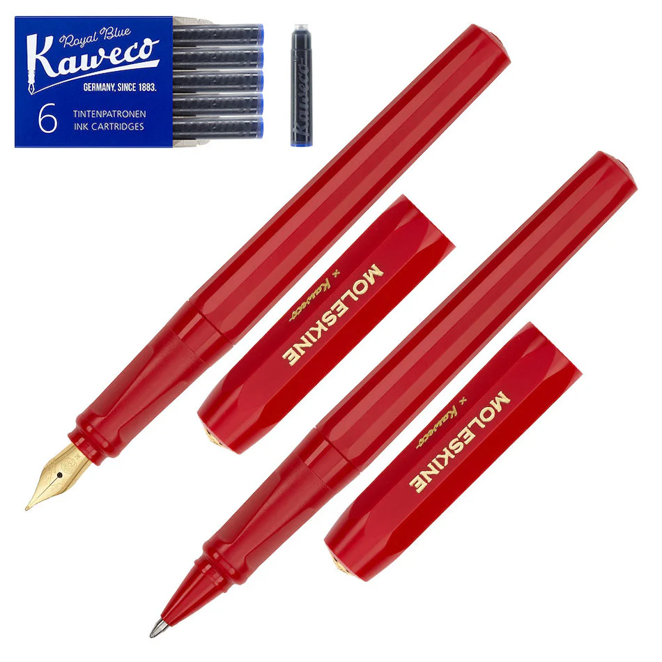 Moleskine x Kaweco Fountain Pen and Ballpoint Set - Image 5