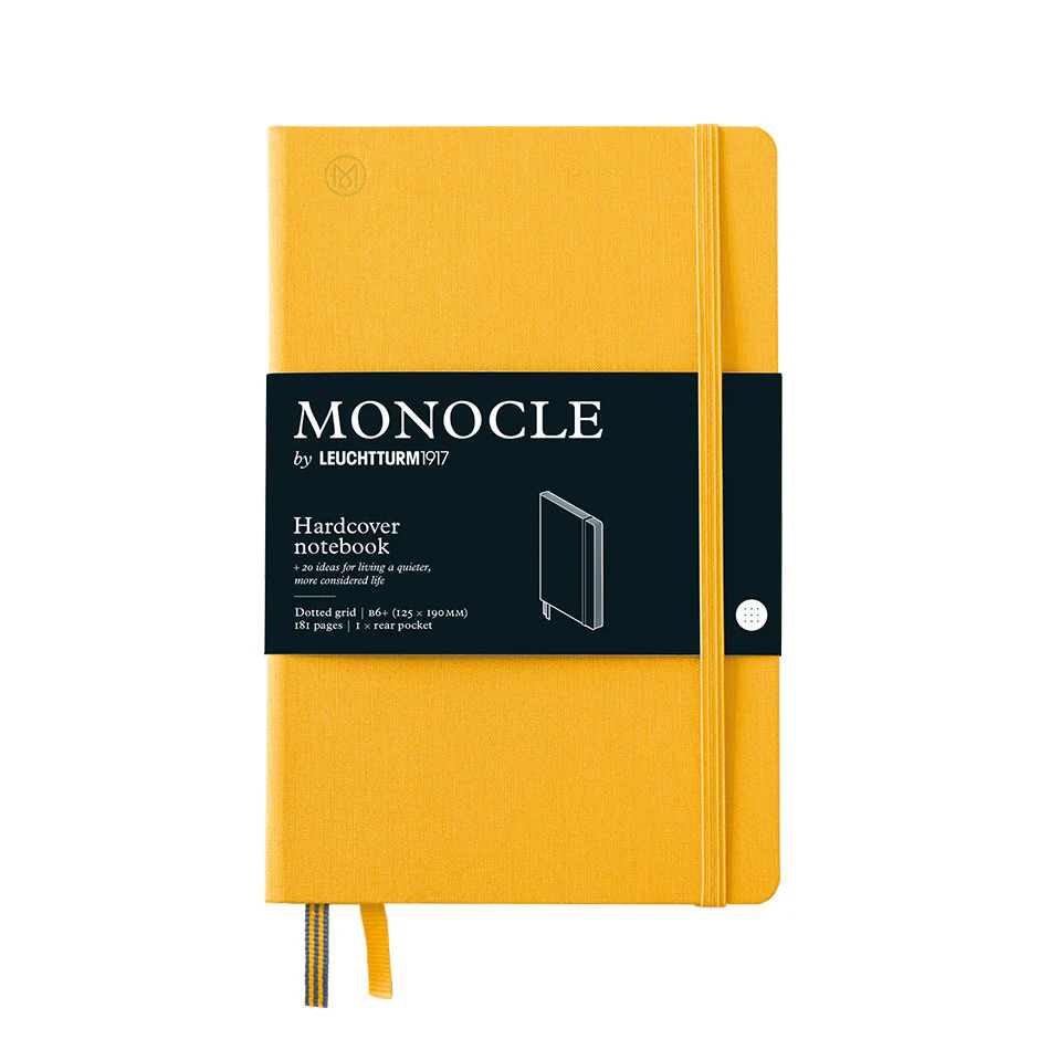 Monocle by Leuchtturm1917 Hardcover Notebook B6+ Yellow