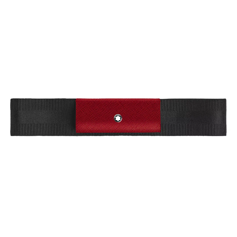 Montblanc 1 Pen Elastic Zip Pouch Red