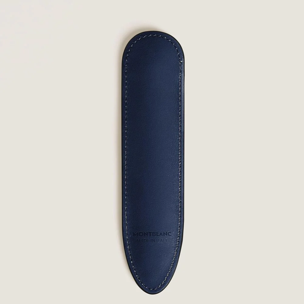 Montblanc Meisterstuck 1 Pen Sleeve Ink Blue - Image 3