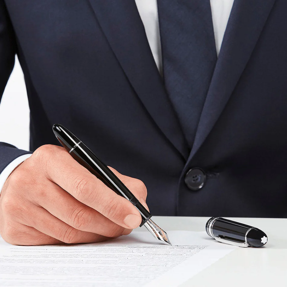 Montblanc Meisterstuck 149 Fountain Pen Platinum Trim - Image 2