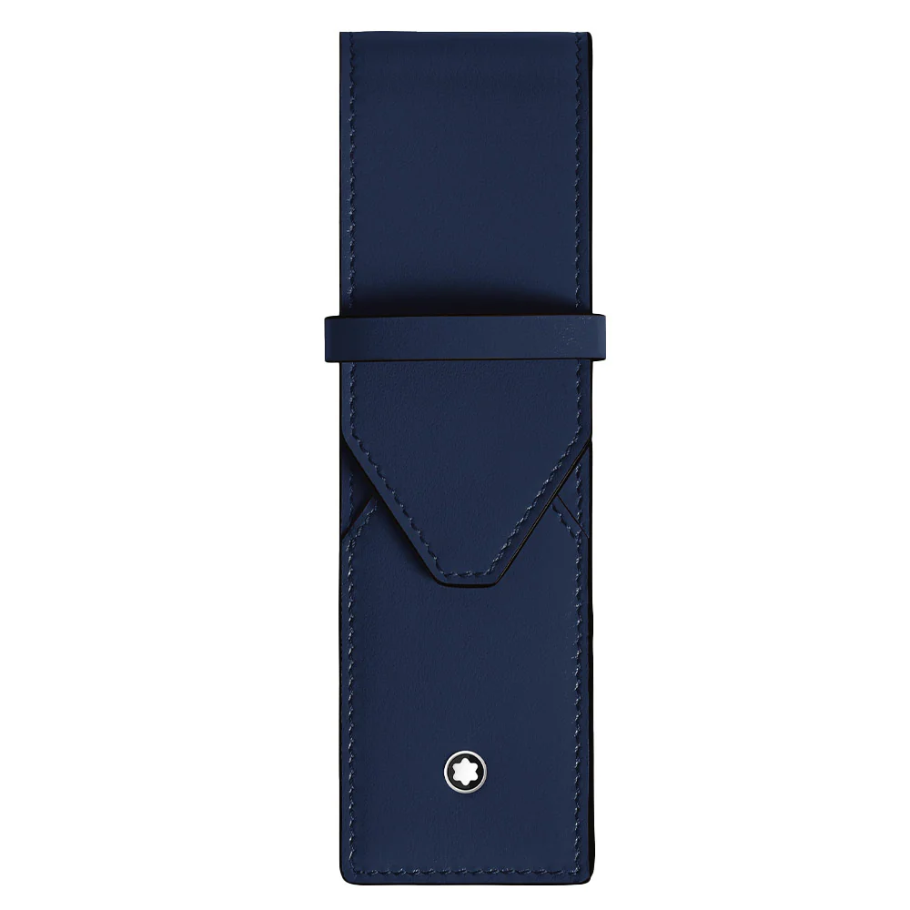 Montblanc Meisterstuck 2 Pen Pouch Ink Blue
