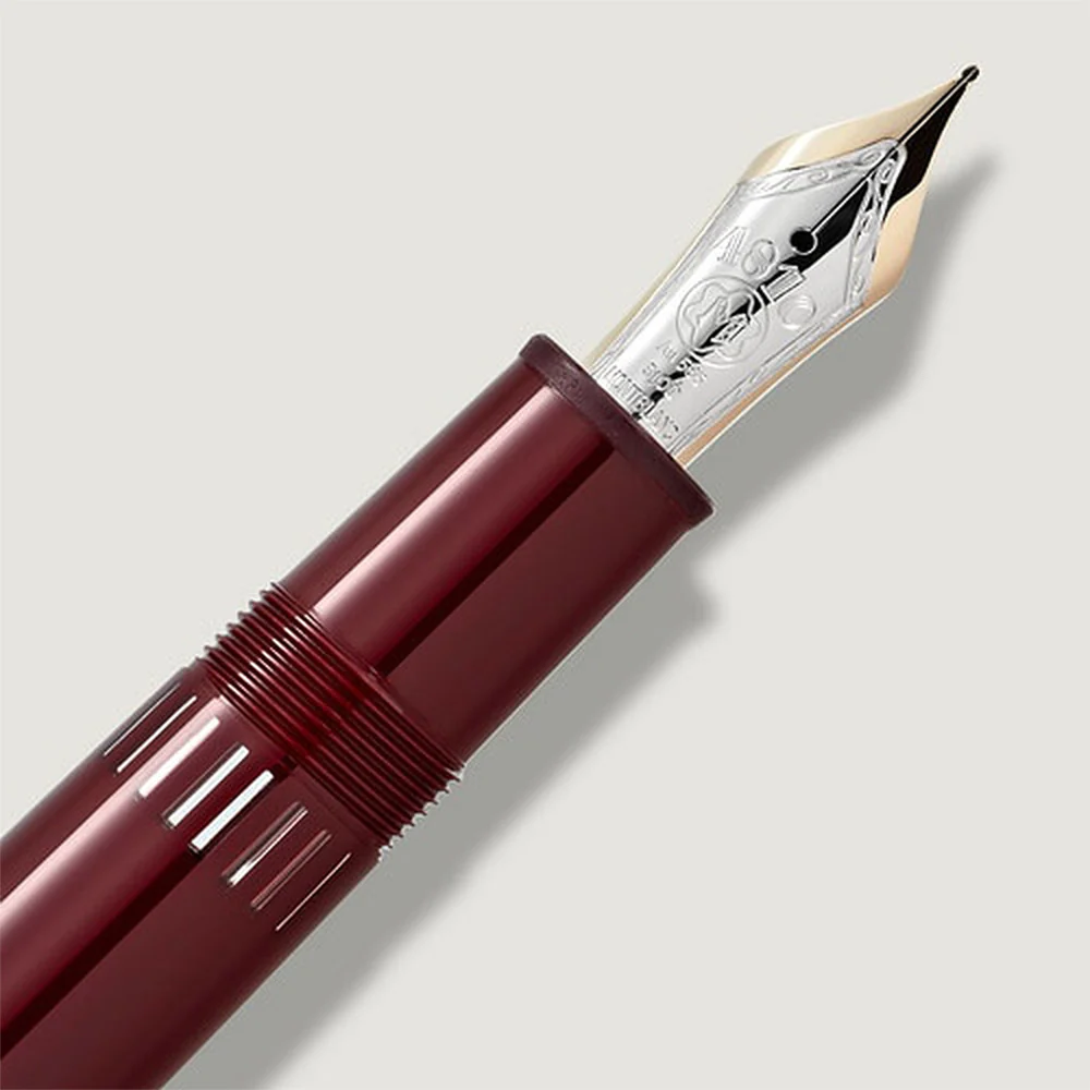 Montblanc Meisterstück Burgundy Red LeGrand Fountain Pen - Image 2