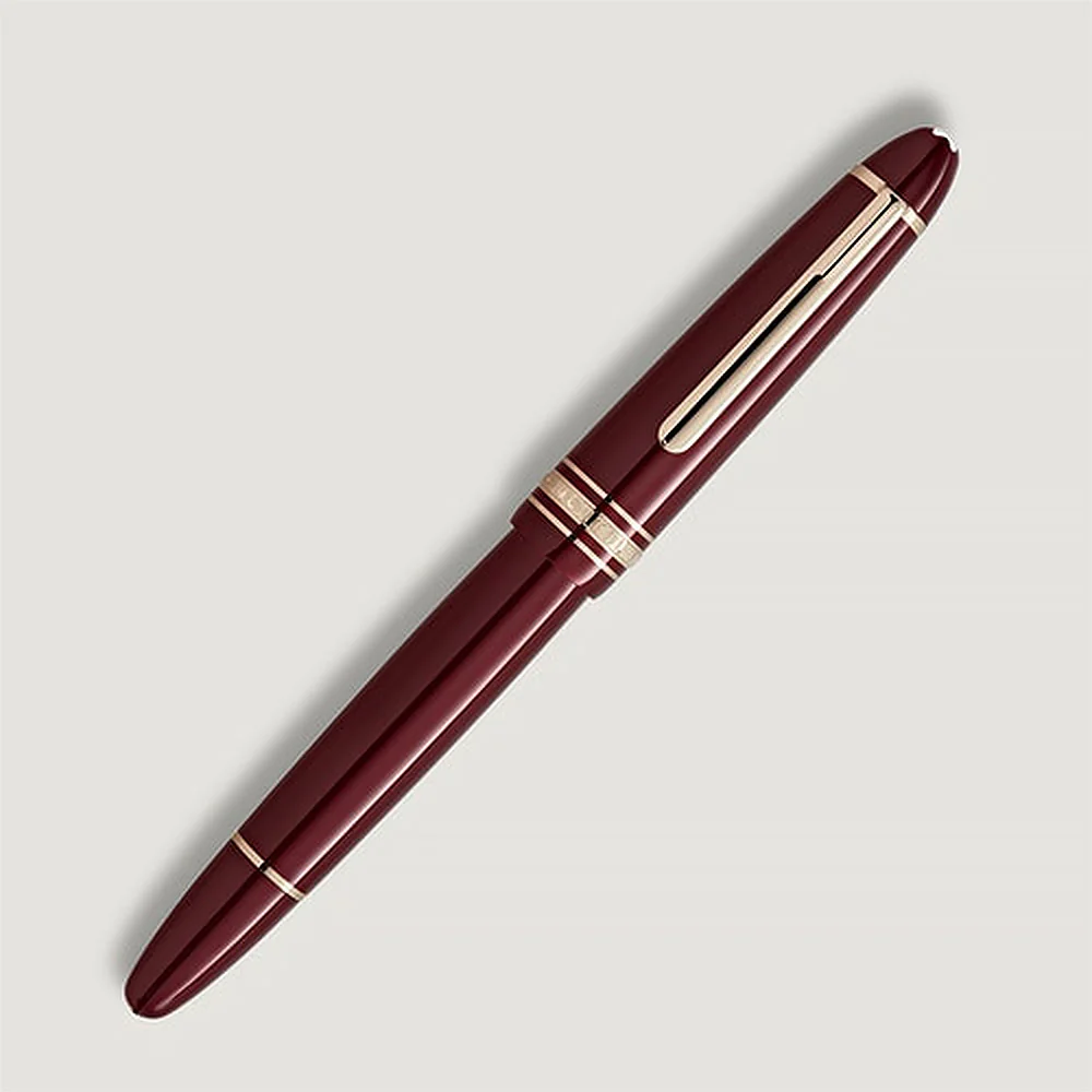 Montblanc Meisterstück Burgundy Red LeGrand Fountain Pen - Image 3