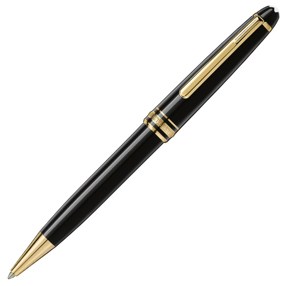 Montblanc Meisterstuck Classique Ballpoint Pen Gold Trim