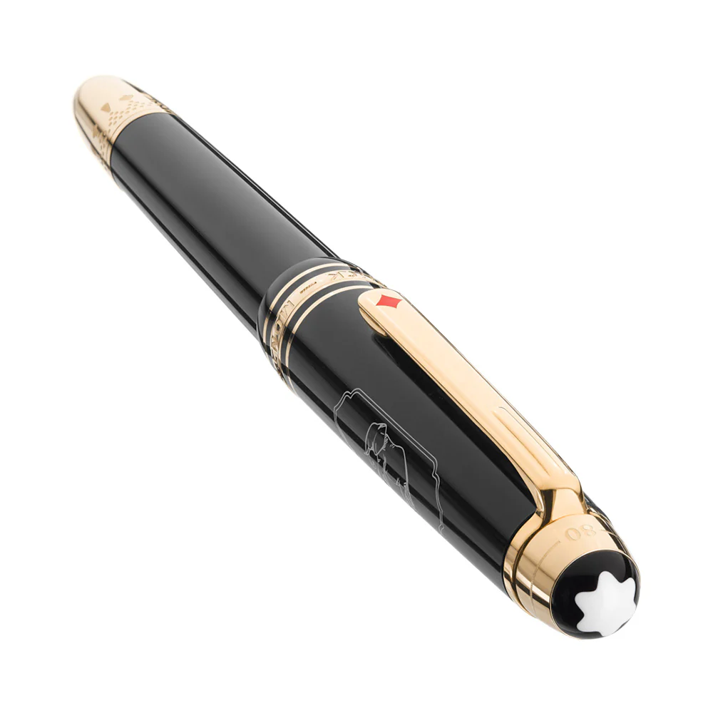 Montblanc Meisterstuck Classique Fountain Pen Around the World in 80 Days 2023 Medium - Image 2