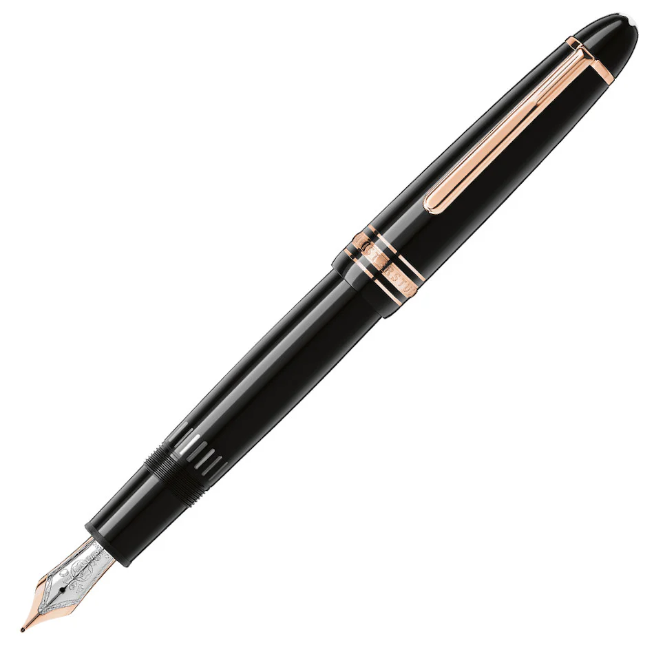 Montblanc Meisterstuck LeGrand Fountain Pen Rose Gold Trim