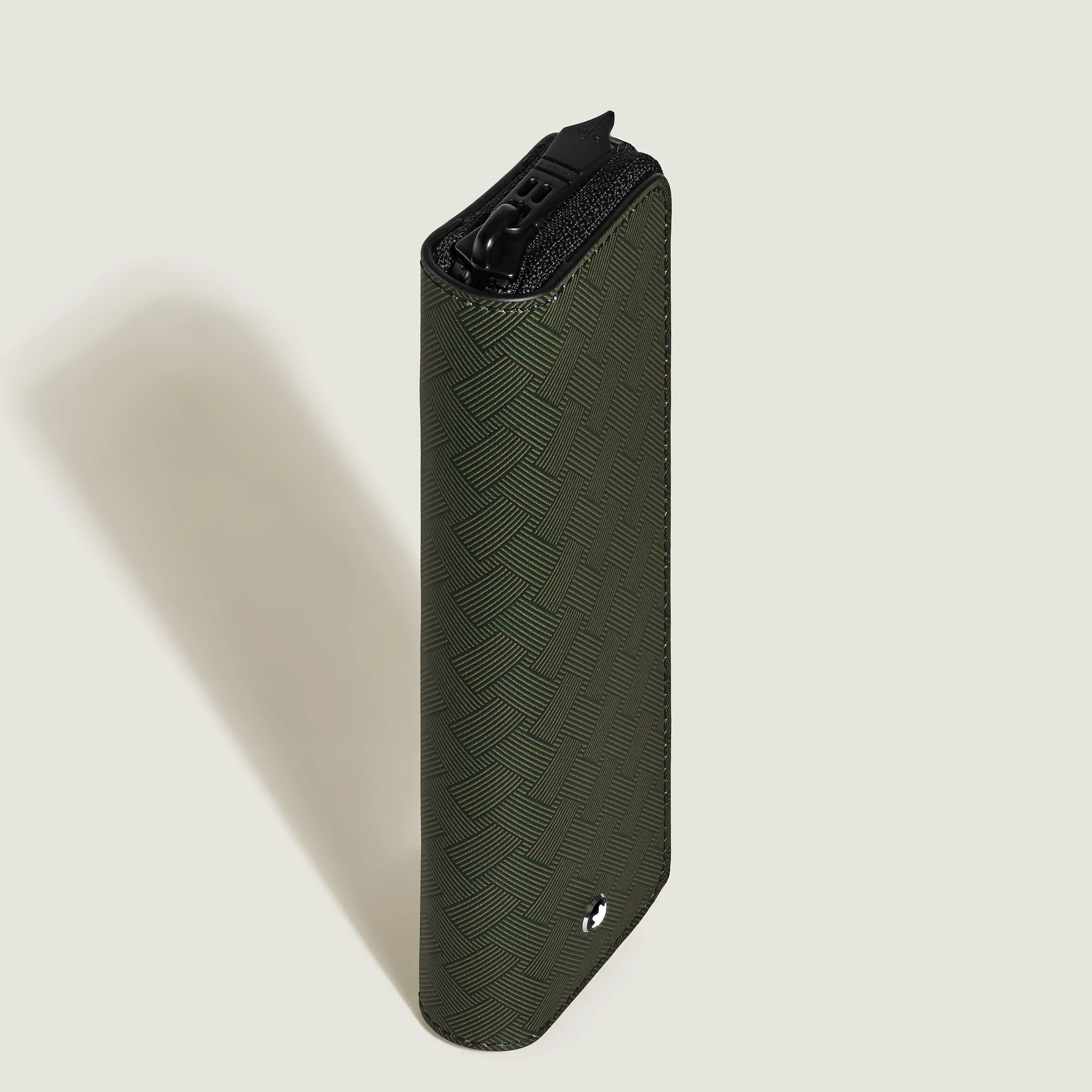 Montblanc Sartorial 1 Pen Pouch Tweed Khaki - Image 2