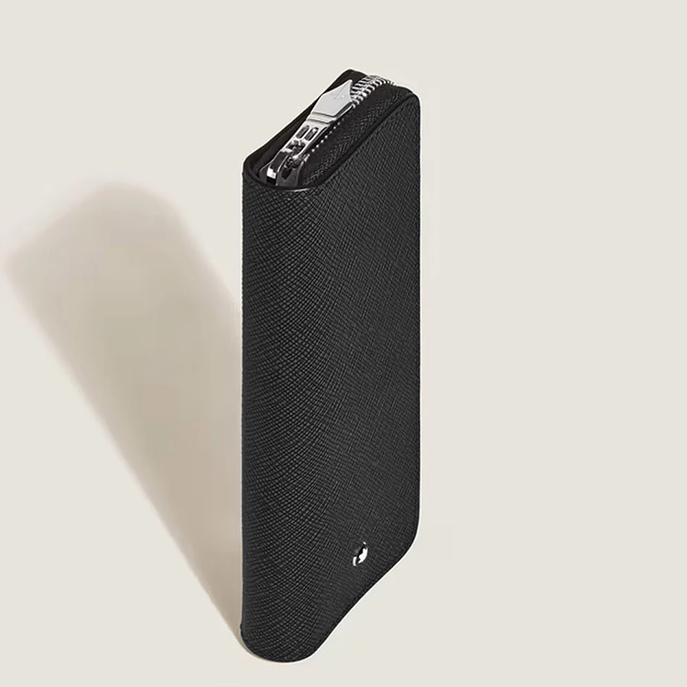 Montblanc Sartorial 2 Pen Zipped Pouch Black - Image 3