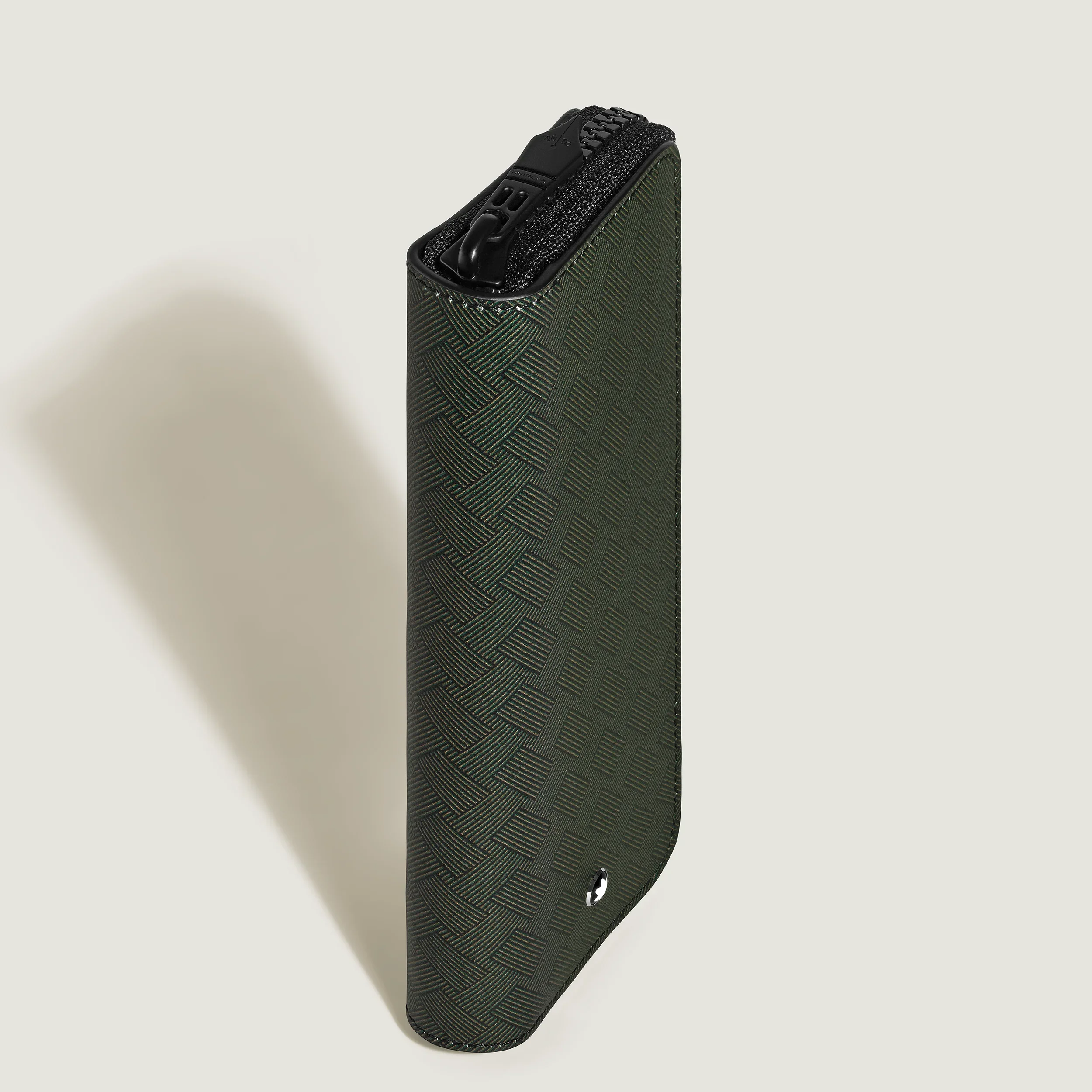 Montblanc Sartorial 2 Pen Pouch Tweed Khaki - Image 2