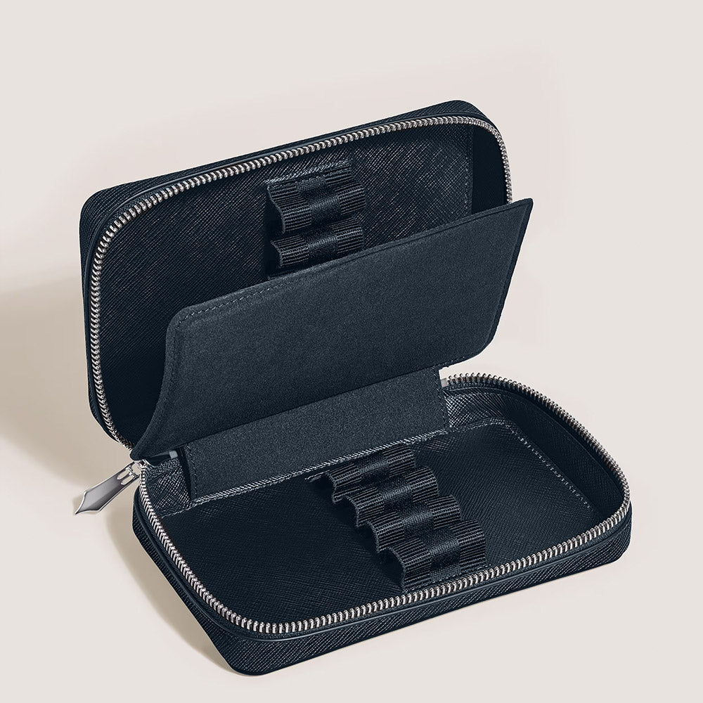 Montblanc Sartorial 8 Pen Pouch Tweed Blue - Image 2
