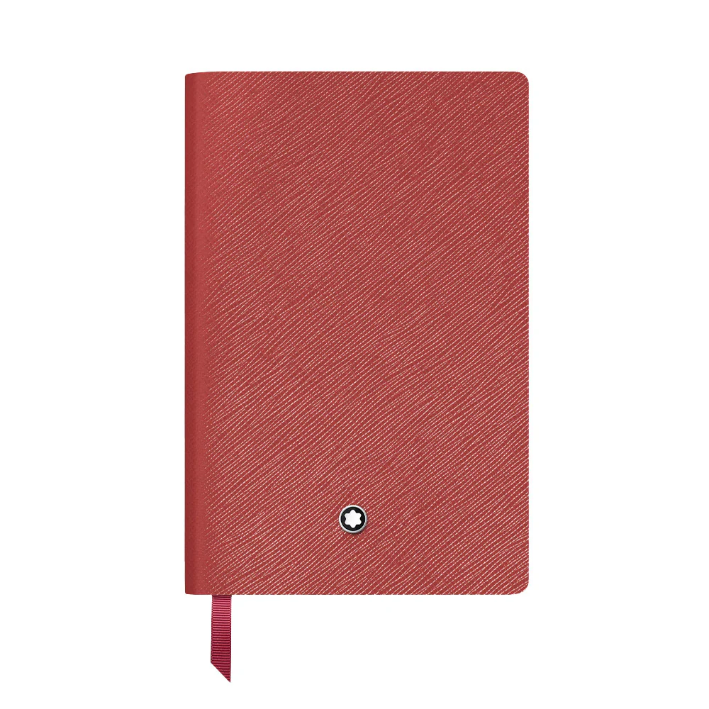Montblanc Small Notebook Brick Red Leather Lined