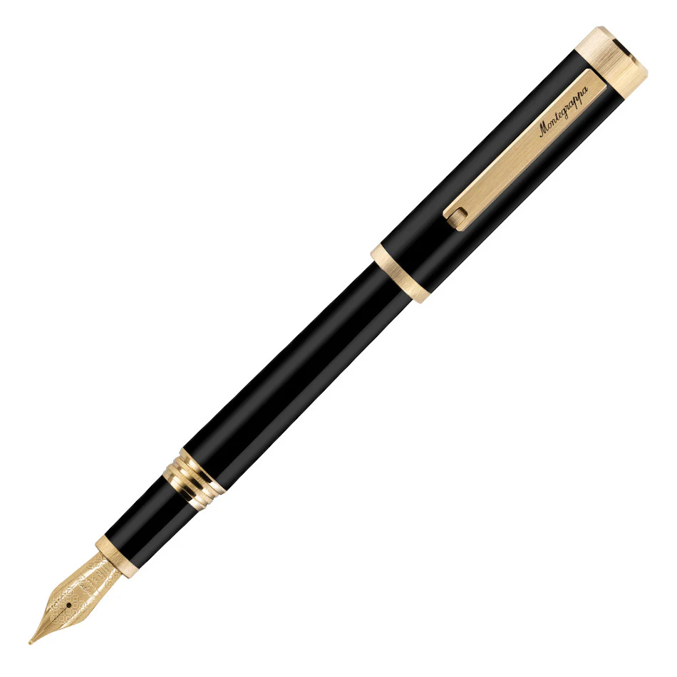 Montegrappa Zero Fountain Pen Yellow Gold 14ct Gold Nib