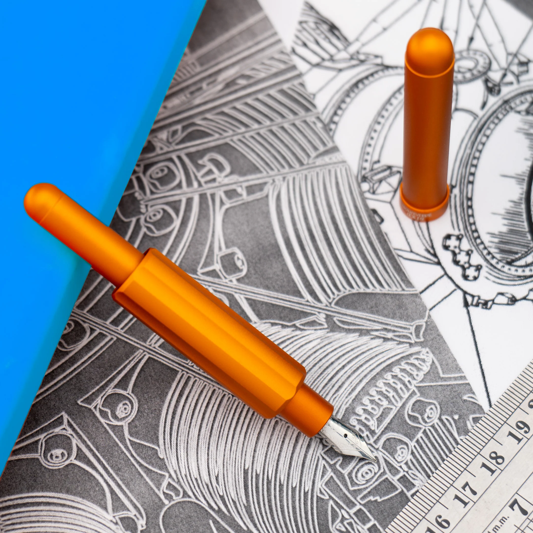 Monteverde Axis Fountain Pen Orange - Image 7