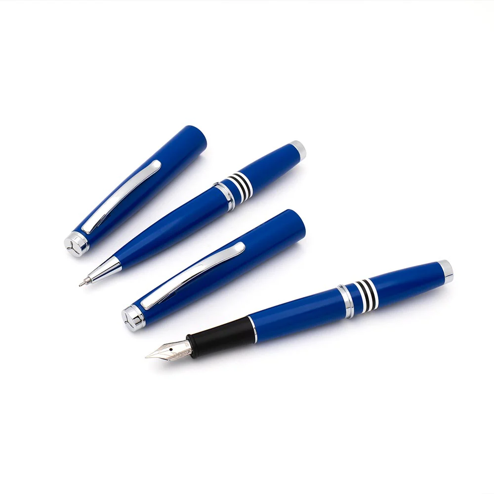 Monteverde Dakota Fountain Pen Air Force Blue - Image 8