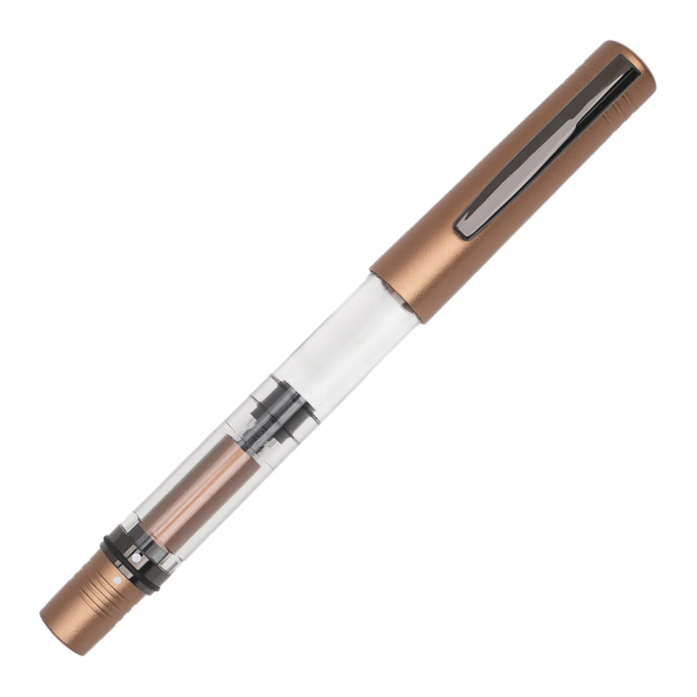 Monteverde MP1 Piston Filling Fountain Pen Mocha Mousse - Image 2