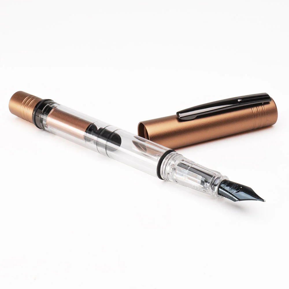 Monteverde MP1 Piston Filling Fountain Pen Mocha Mousse - Image 4
