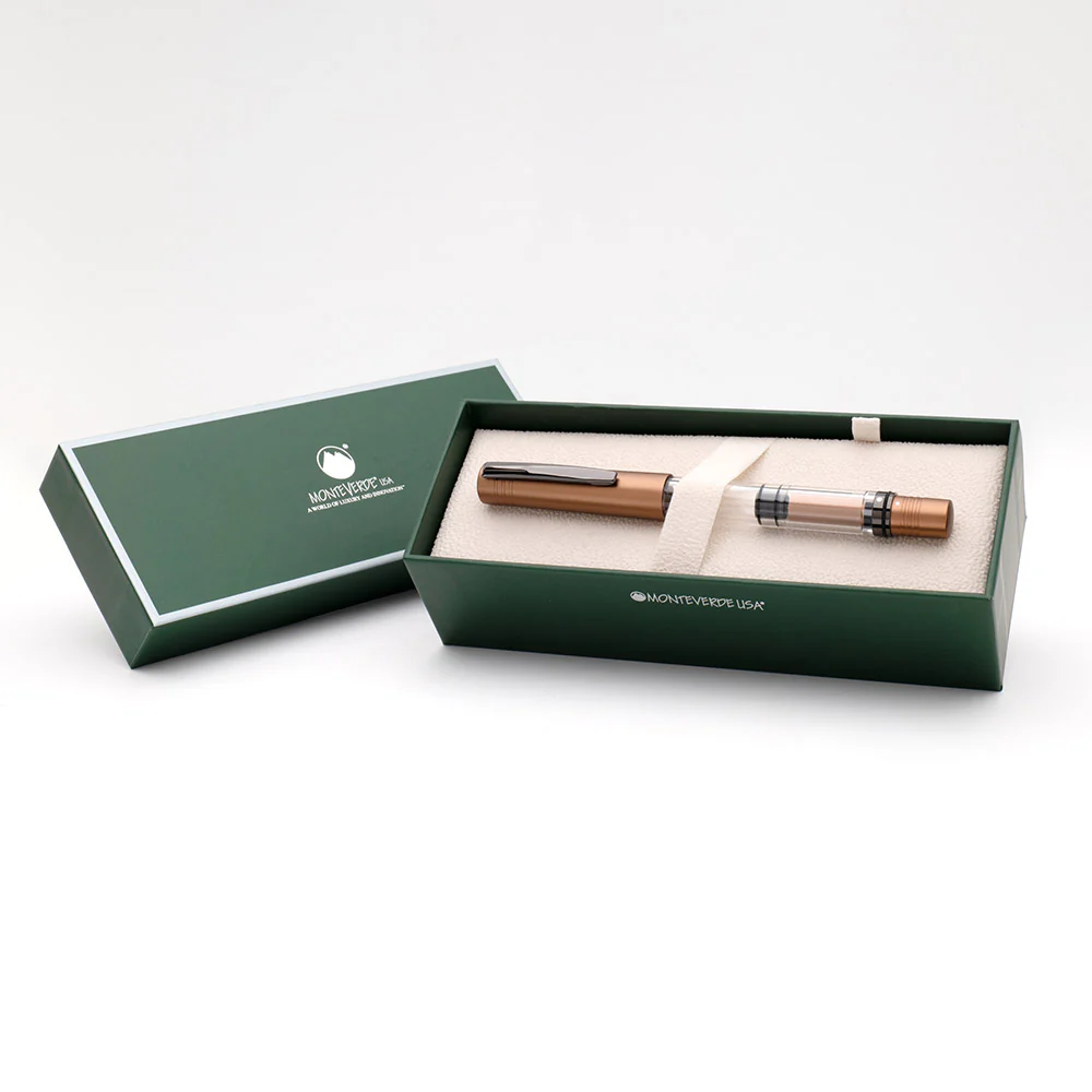 Monteverde MP1 Piston Filling Fountain Pen Mocha Mousse - Image 7