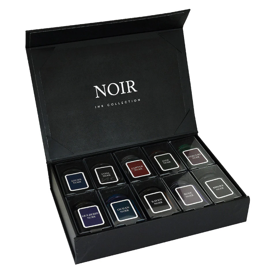 Monteverde Noir Collection 10-Piece Ink Bottle Gift Set