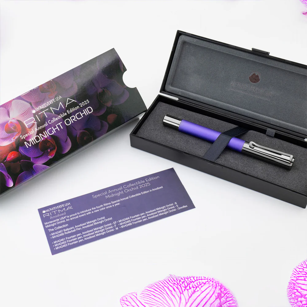 Monteverde Ritma Fountain Pen Special Edition Midnight Orchid - Image 4