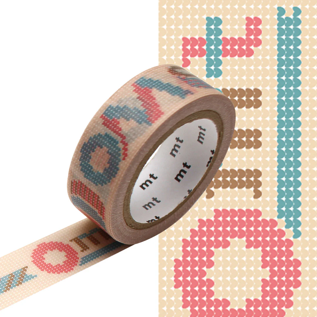 mt Washi Masking Tape - 15mm x 7m - Knitting Tape