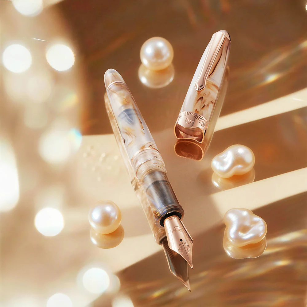 Nahvalur Horizon Fountain Pen Pearl - Image 3