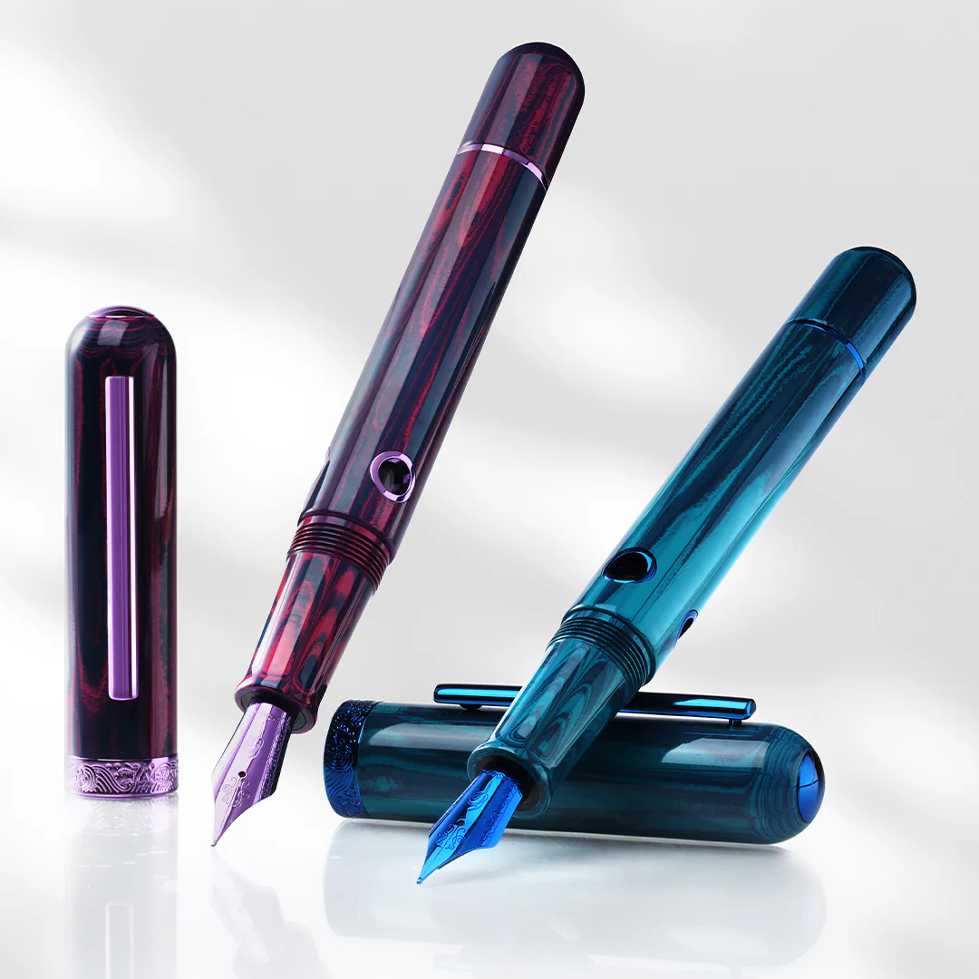 Nahvalur Nautilus Fountain Pen Anthias Violet - Image 4