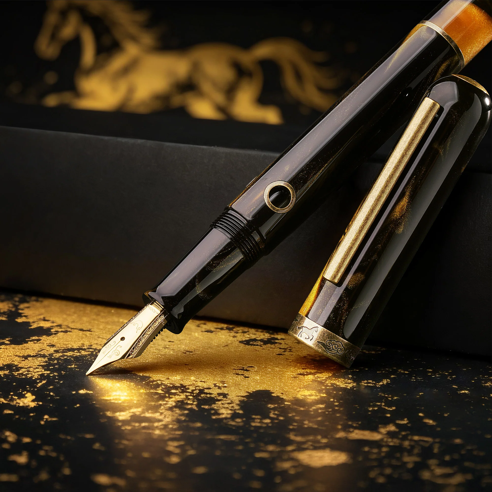 Nahvalur Nautilus Fountain Pen of the Year 2026 Horse - Image 5
