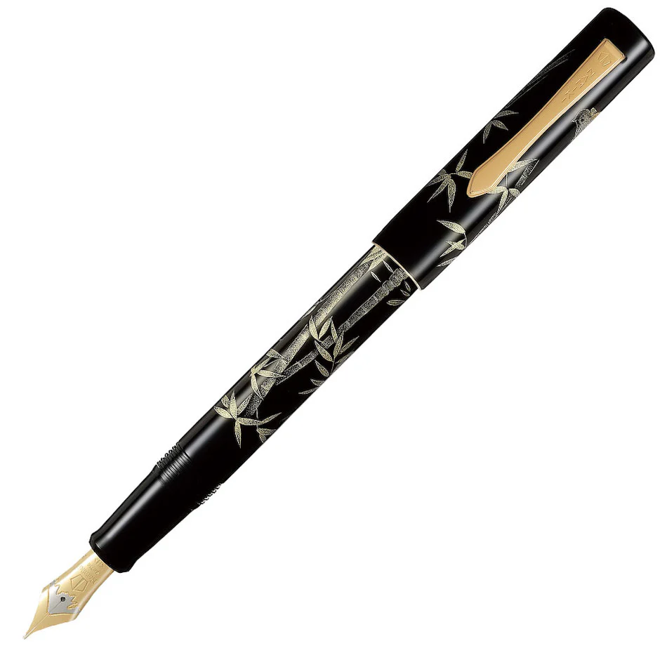 Namiki Raden Yukari Chinkin Bamboo and Sparrow Fountain Pen